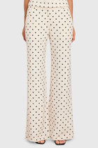 Amanda Uprichard Saddler Pants - Beige/Black