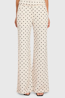 Amanda Uprichard Saddler Pants - Beige/Black