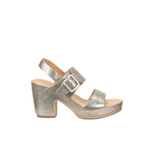 KORK-EASE San Carlos Platform Slingback - Soft Gold Metallic