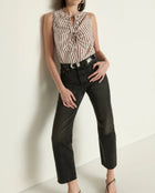 Nation Ltd Mimmi Keyhole Top - Sable Stripe