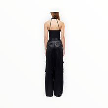 SIMKHAI Beatriz Wide Leg Cargo Pant - Black