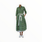 H+ Hannoh Wessel Delmira Dress - Green Check