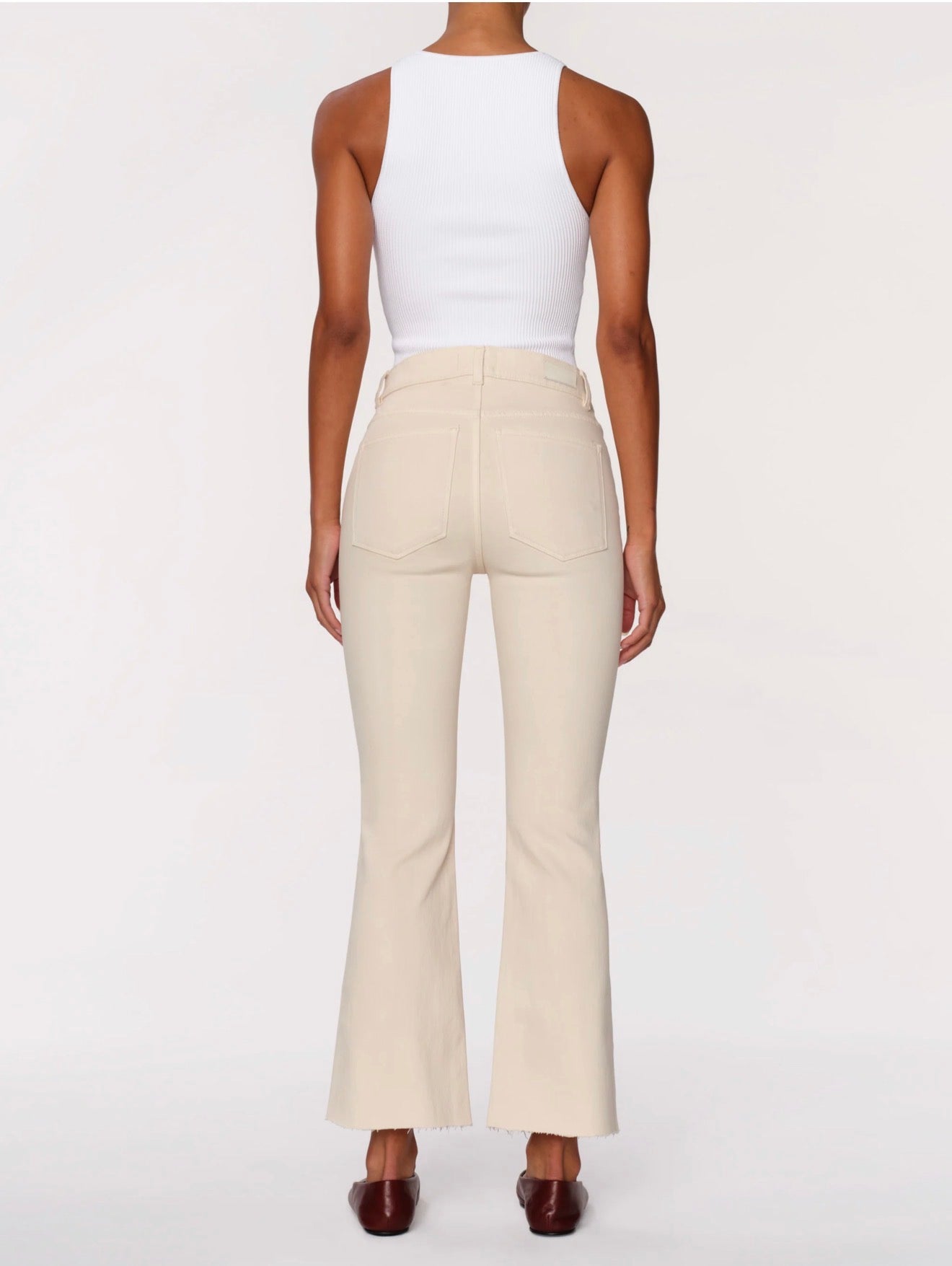 DL1961 Bridget Boot High Rise Instasculpt™ 27" Jeans - Flax