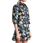 Apiece Apart Luz Mini Dress - Essa Floral Citron