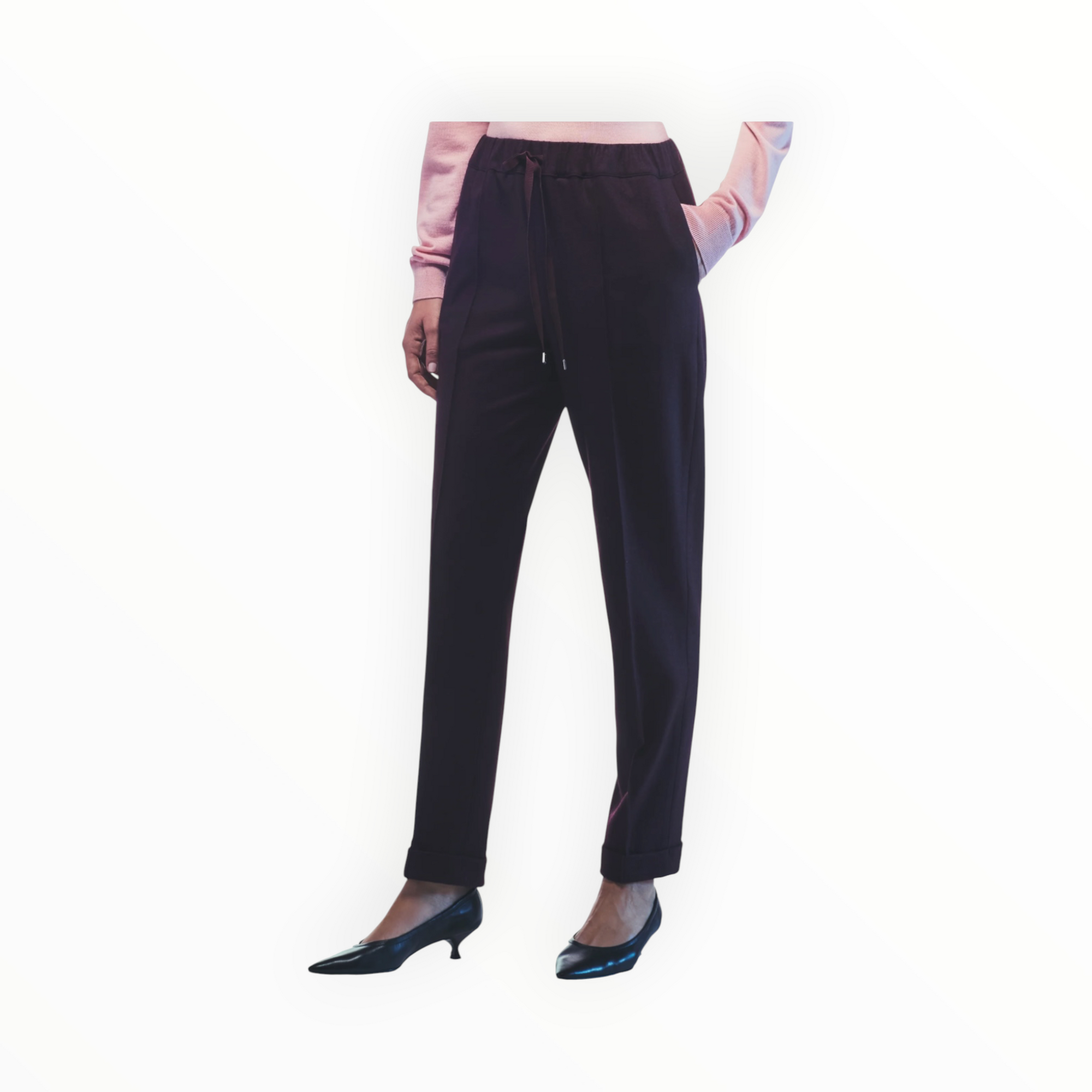 Liviana Conti Brian Trousers - Burgundy