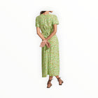 Faithful The Brand Bellavista Dress - Lou Floral Print Green