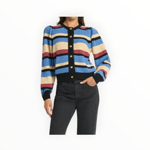 Nation Ltd Carmela Cardigan - Velour Multi Stripe