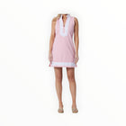 Sail to Sable Stripe Sleeveless Classic Tunic - Coral/White