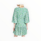 Shoshanna Nicola Floral Print Ruffle Dress - Spring Green Multi