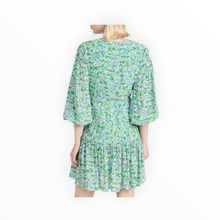 Shoshanna Nicola Floral Print Ruffle Dress - Spring Green Multi