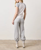 NSF Tommy Slub Jersey Raglan Tee - Ivory/Heather Grey