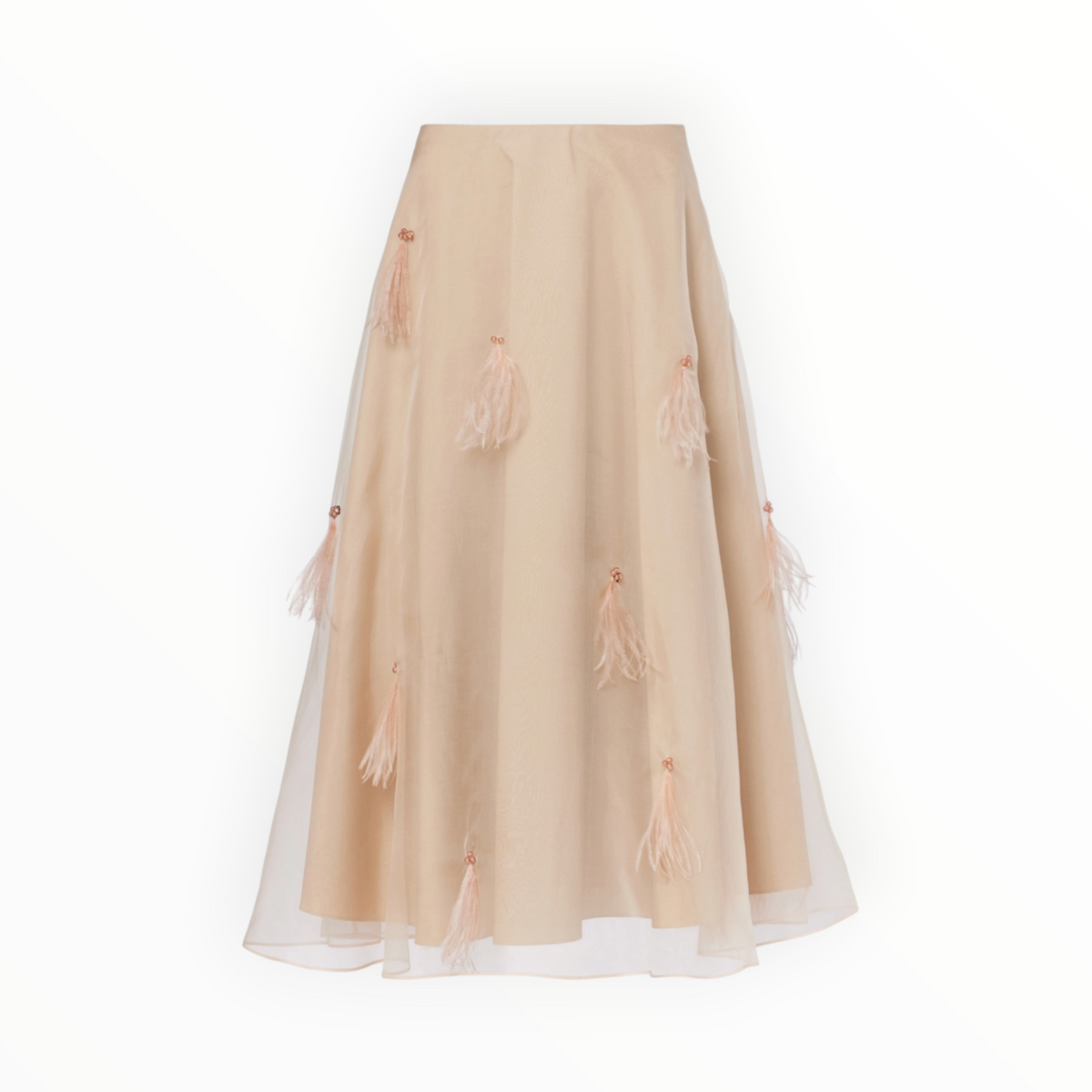 Dorothee Schumacher Sheer Volumes Skirt - Tan