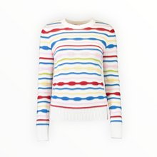 Minnie Rose Novelty Stripe Crew - Multi Combo