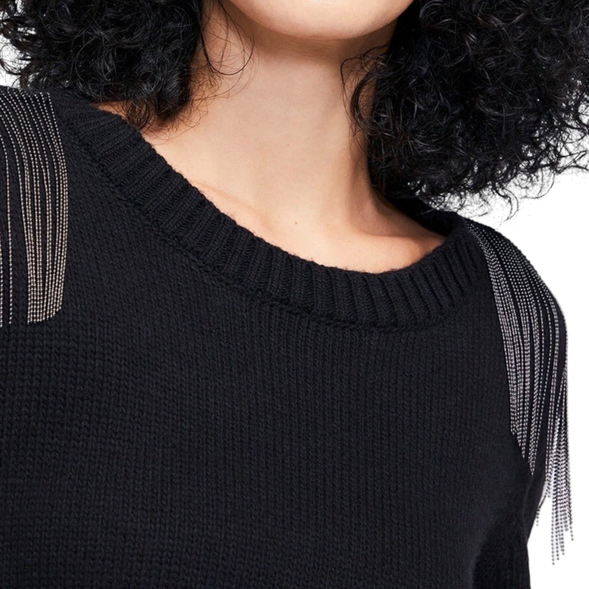 WILDFOX Sympatico Sweater - Jet Black