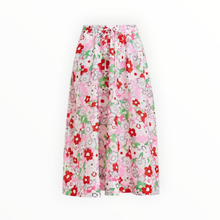 Essentiel Antwerp Floral-Jacquard Midi Skirt - Multicolor/Off-White
