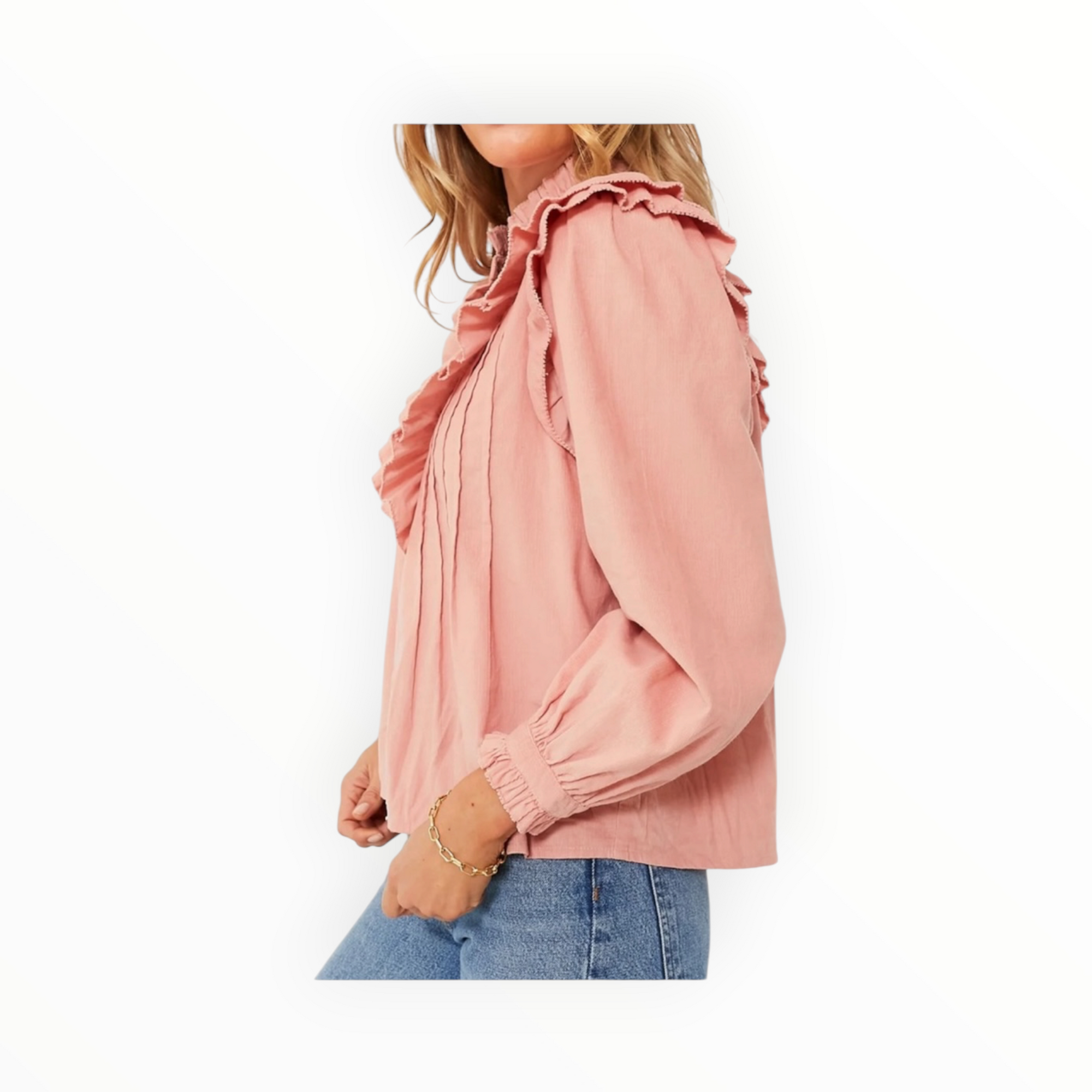 Love the Label Arlo Top - Dusty Pink