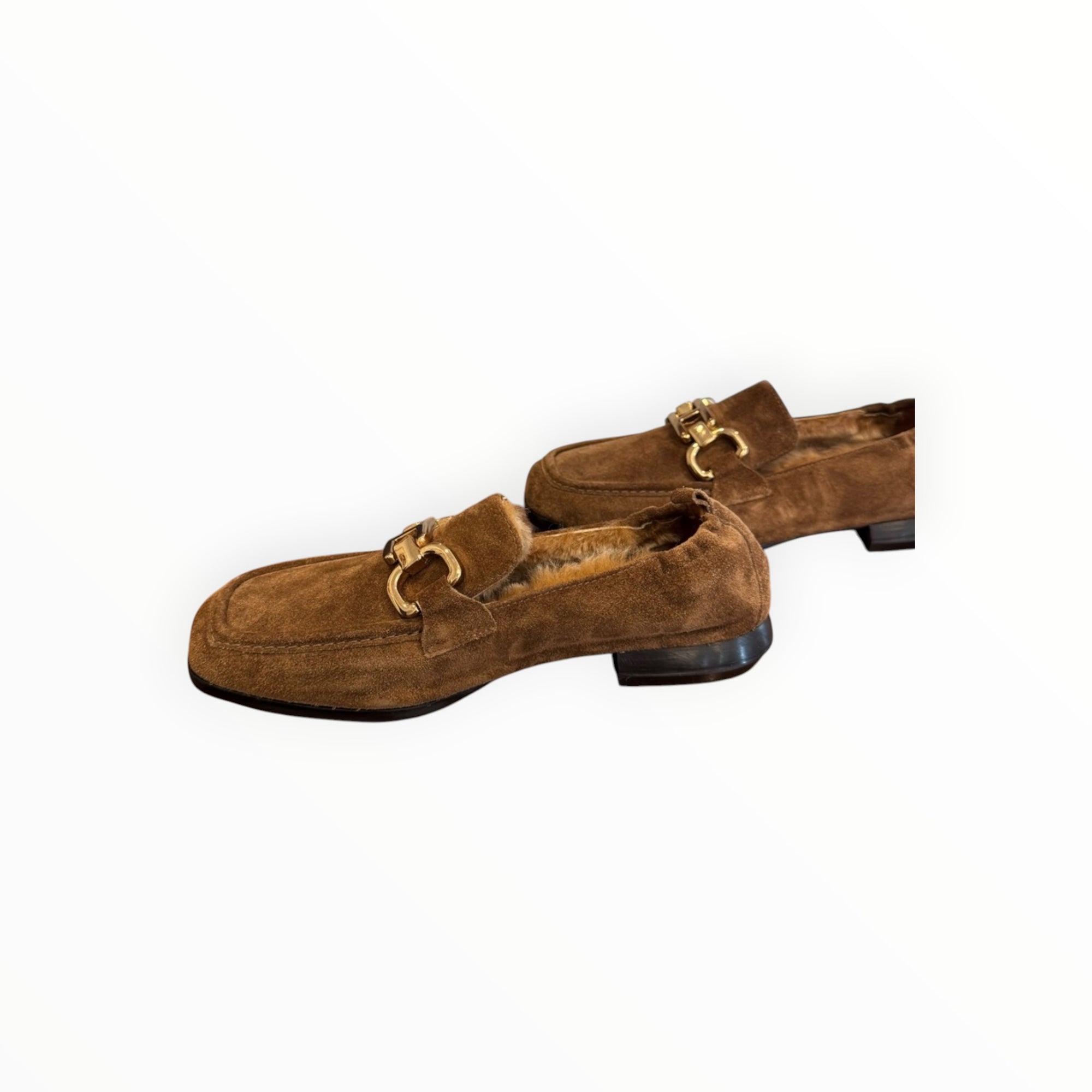 HOMERS Lena Shearling Loafer - Brown