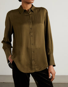 Frame The Standard Shirt - Moss