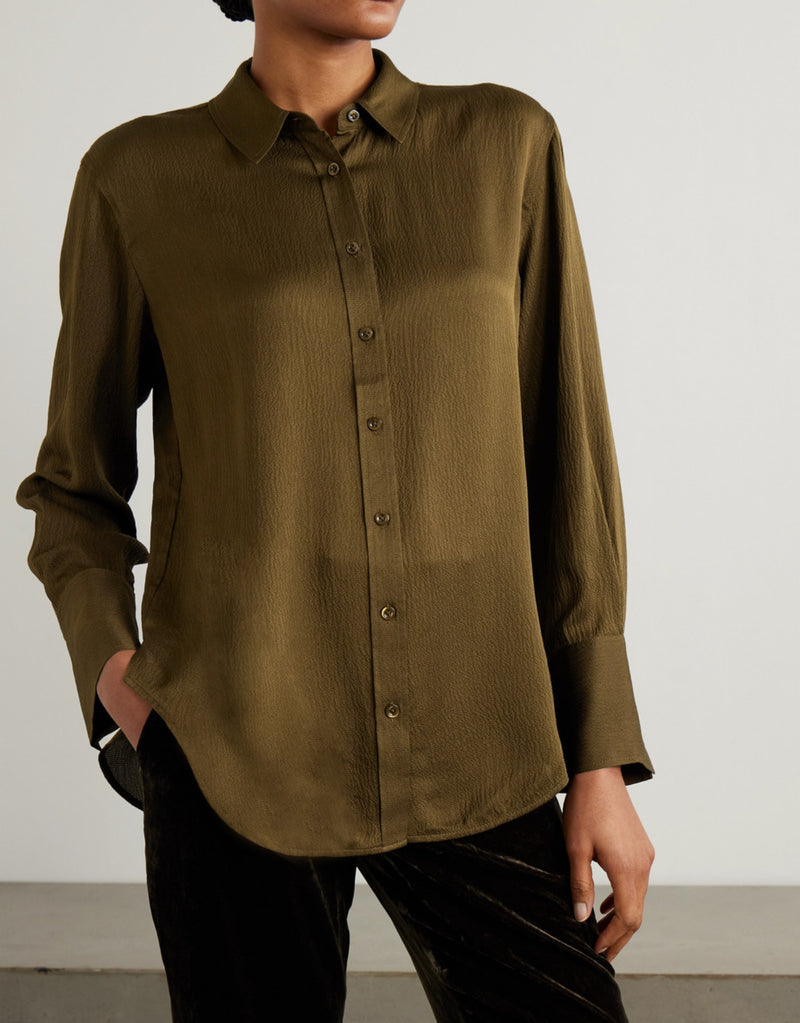 Frame The Standard Shirt - Moss