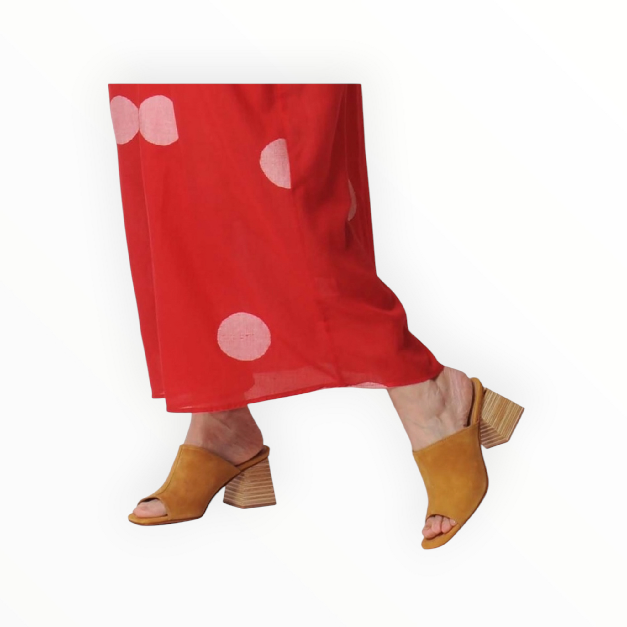 Huma Blanco Lara Suede Mule - Mustard