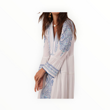 Hale Bob Isabel Embroidered Maxi Dress - Blue