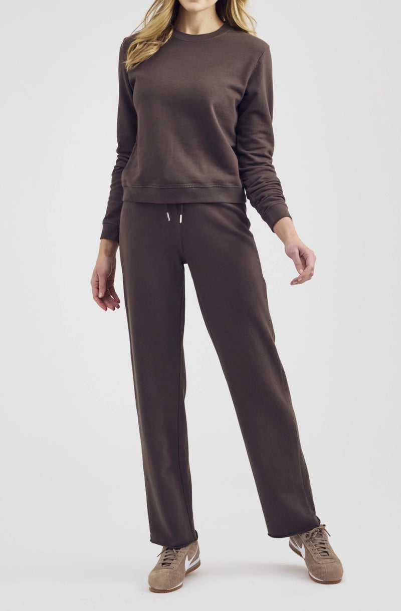 Lejule Jo Full Length Pant - Chocolate