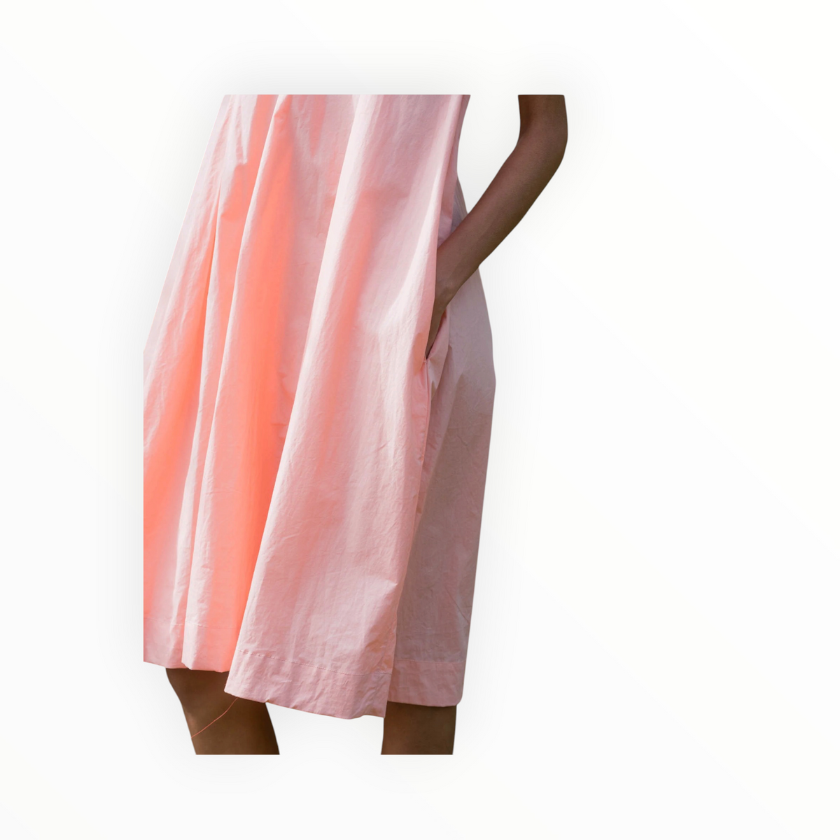 sula Dolls Dress - Orange Tiny Check