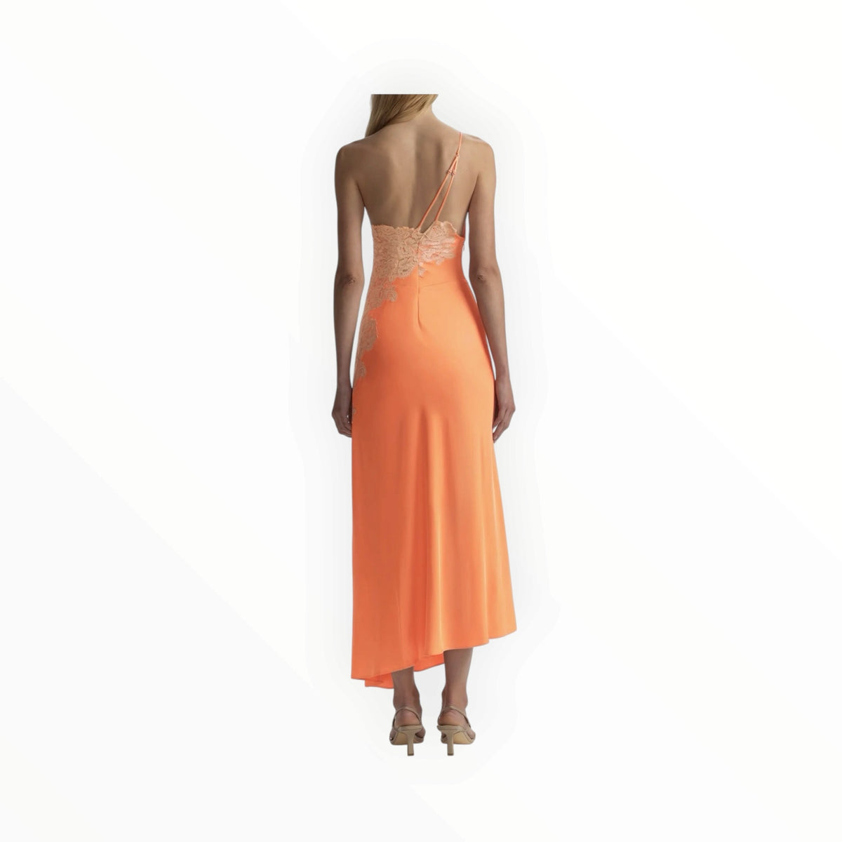 A.L.C. Lou Dress - Vivid Orange/Pale Blush