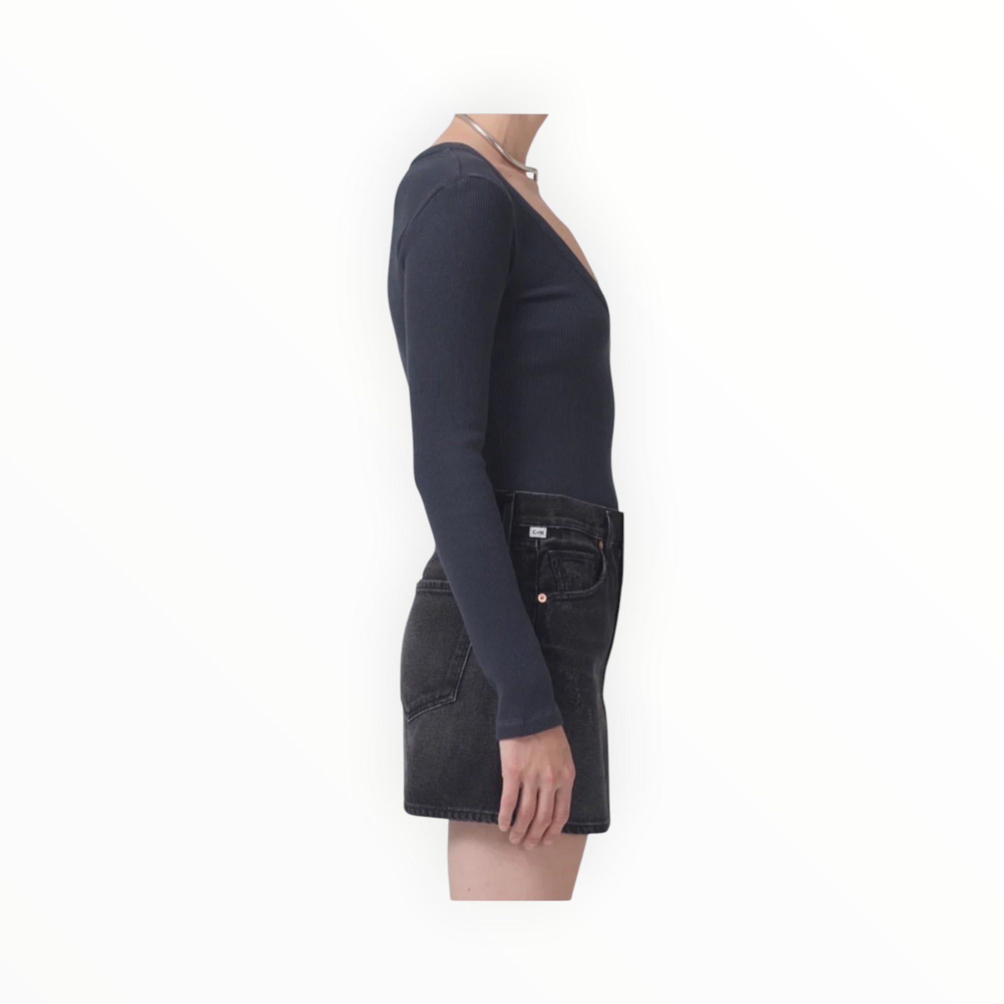 Citizens of Humanity Anouk Top - Charcoal