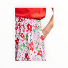 Essentiel Antwerp Floral-Jacquard Midi Skirt - Multicolor/Off-White