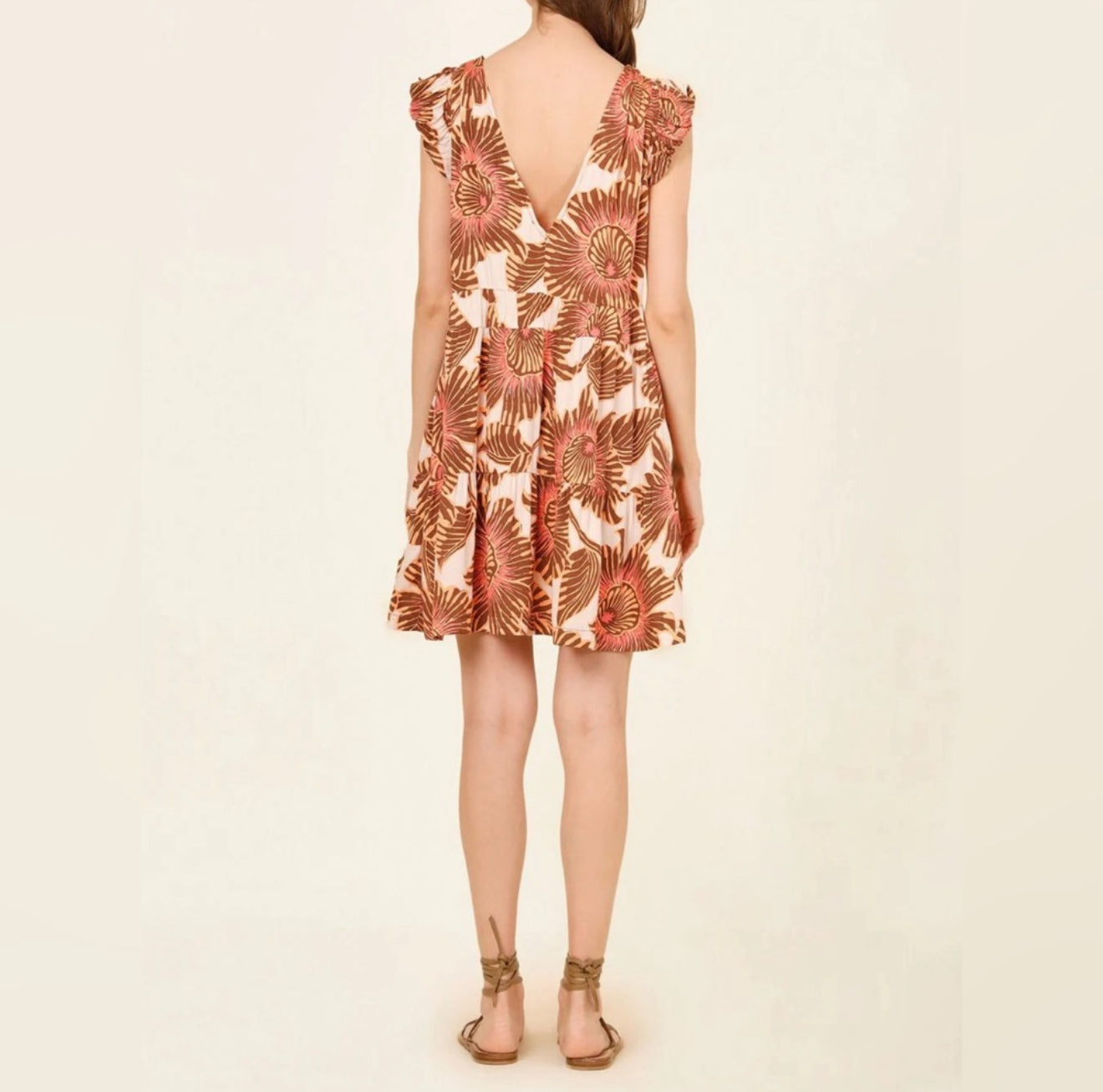 Omika Jacqueline Mini Dress - Cemile Fig