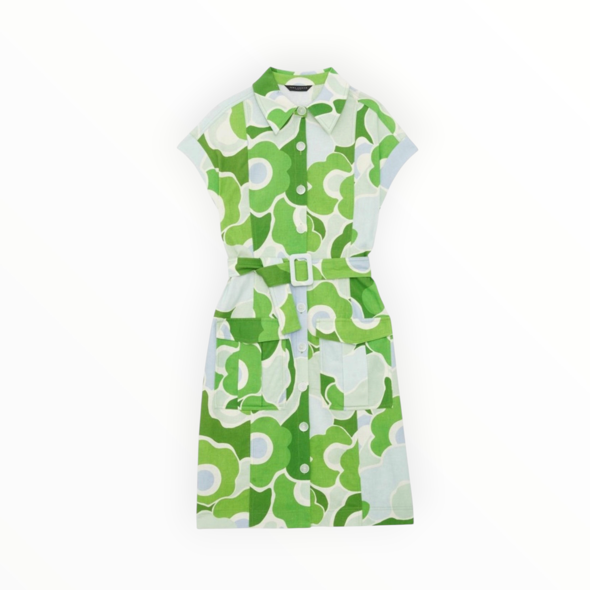 Tara Jamon Rajah Dress Flower - Green