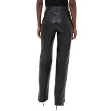Anine Bing Roy Recycled Leather Pants - Black
