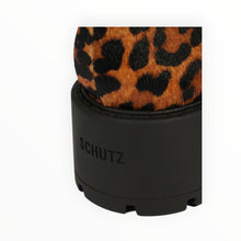 Schutz Farrah Hair Calf Bootie - Leopard
