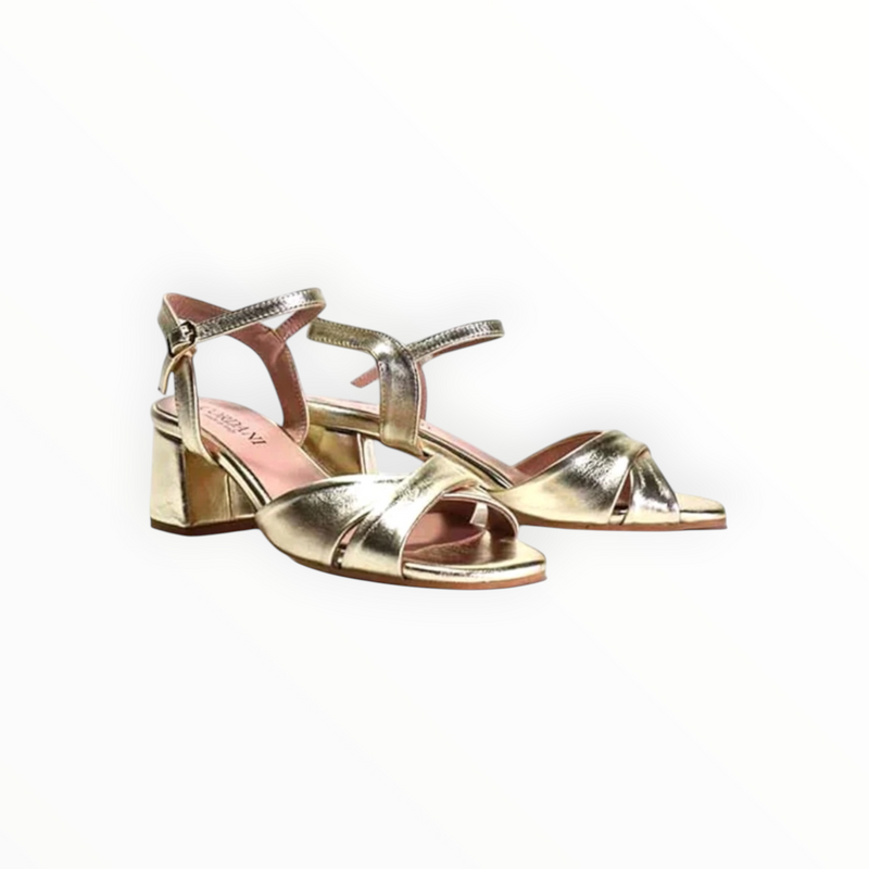 Cordani Ilaria Leather Sandal - Gold