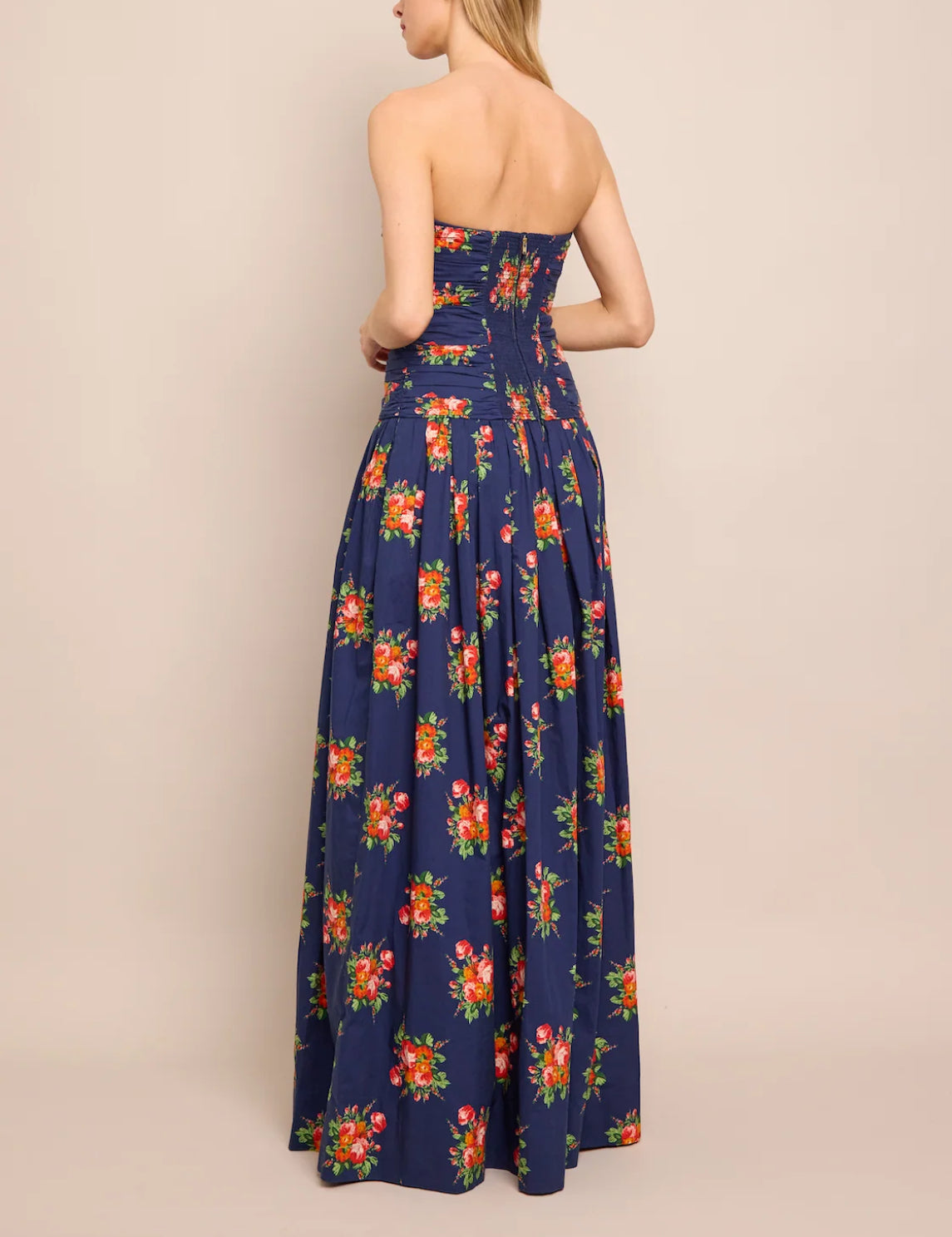 Cara Cara Montreal Maxi Dress - Gemma Scarf Navy