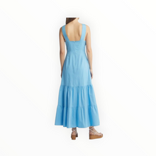 Du Paradis Rio Tiered Sleeveless Dress - Horizon Blue