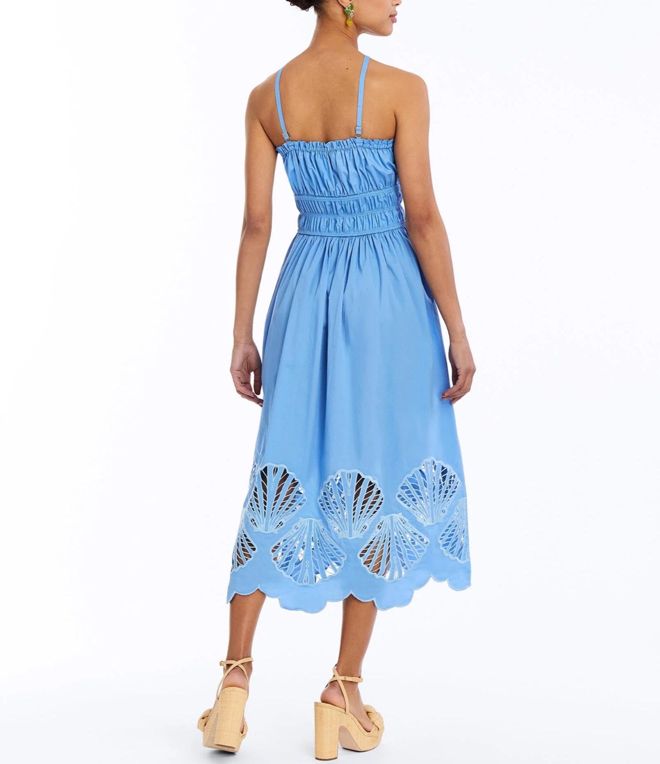 Mestiza Spritz Smocked Dress - Lotus Blue