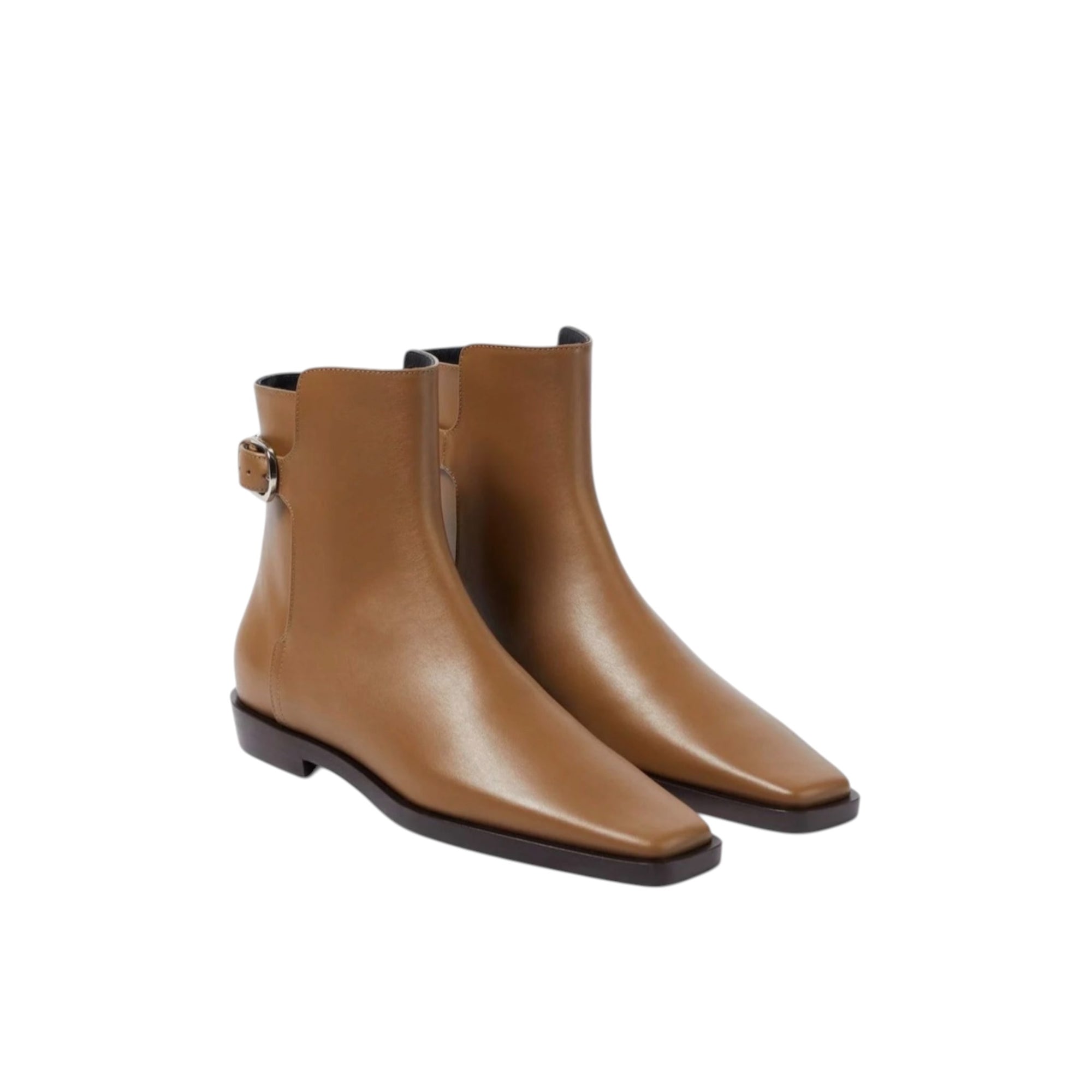 TOTÊME The Belted Boot - Biscuit