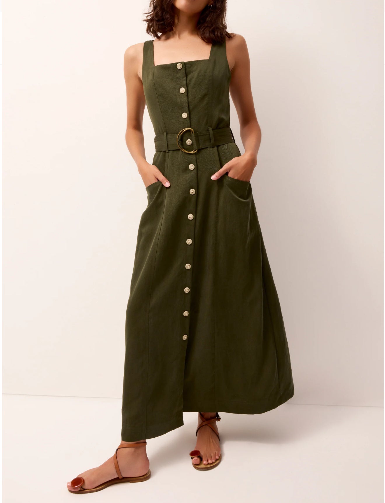 Marie Oliver Whitner Dress - Rosin