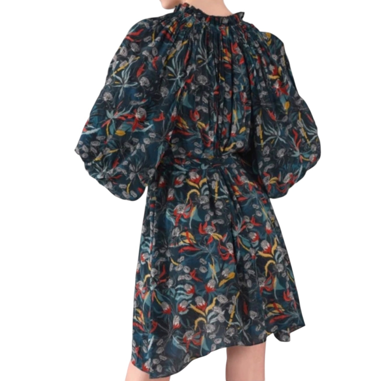 Chufy Bianca Mini Dress - Lanin Blue