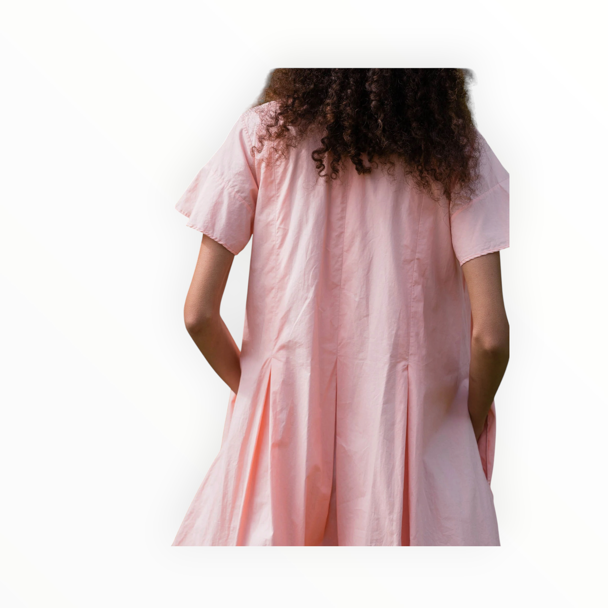 sula Dolls Dress - Orange Tiny Check