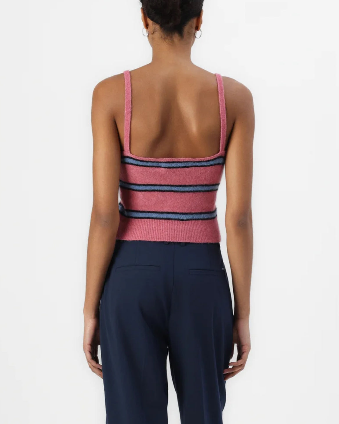 Samsøe Samsøe Sanoura Top - Wine Stripe