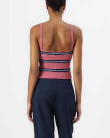 Samsøe Samsøe Sanoura Top - Wine Stripe