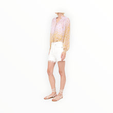 Christy Lynn Andrea Blouse - Falling Floral Mauve