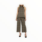 Joseph Ribkoff Sleeveless Plaid Top