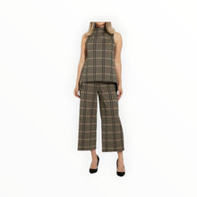 Joseph Ribkoff Sleeveless Plaid Top