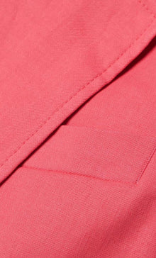A.L.C. Donovan Linen Blend Blazer - Dark Grapefruit