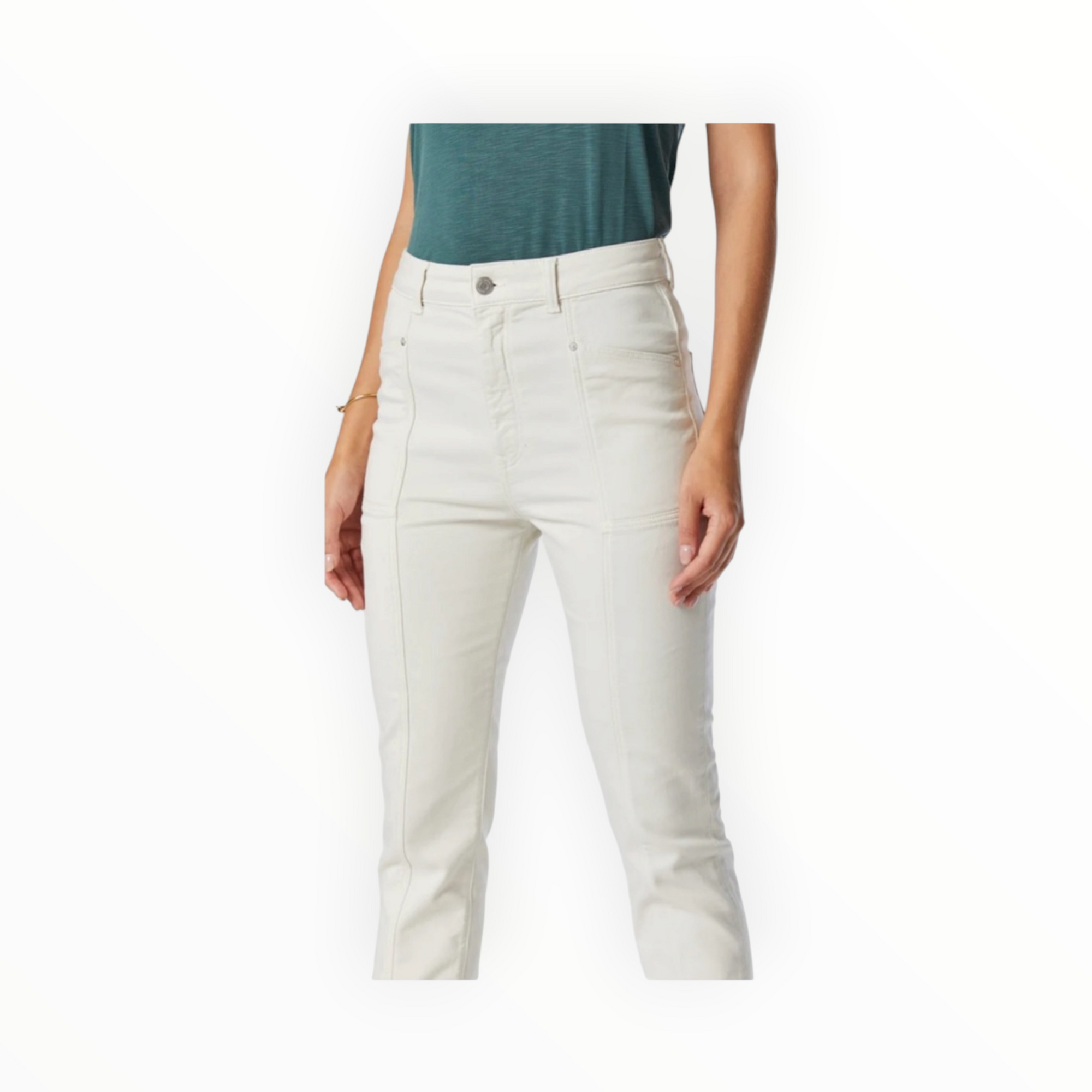 Mavi Anna Slim Jogger High Rise - Cloud Dancer Casual Comfort