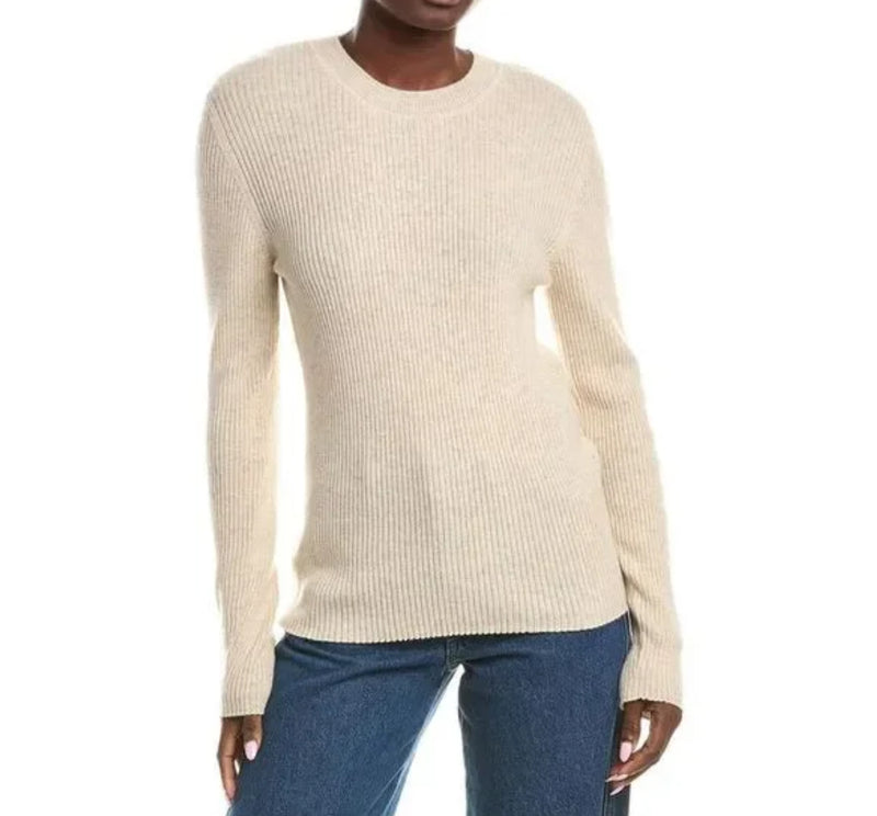 Brodie Cashmere Katie Sweater - Cygnet